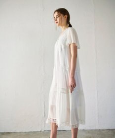 GRACE CONTINENTAL レースコンビカフタンワンピース