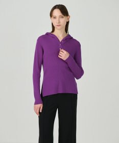 GRACE CONTINENTAL メリノウールリブフーディー