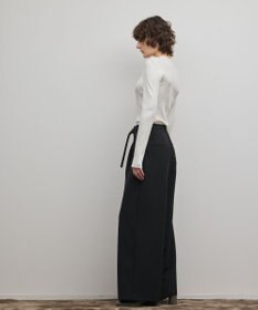 GRACE CONTINENTAL ダブルクロスワイドパンツ