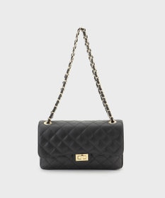 GRACE CONTINENTAL MaisonVincent チェーンバッグM ブラック