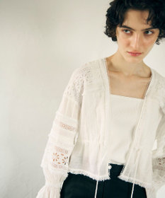 GRACE CONTINENTAL レースパッチブラウス キナリ