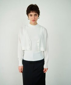 GRACE CONTINENTAL ハイネックリブニットトップ