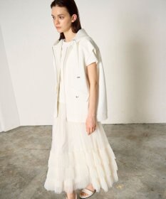 GRACE CONTINENTAL フードノースリーブ トップ