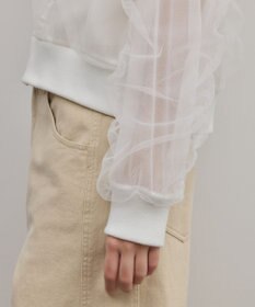 GRACE CONTINENTAL チュールパーカー