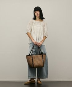 GRACE CONTINENTAL レースコンビピンタックブラウス