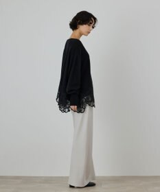 GRACE CONTINENTAL ヘムレースニットトップ
