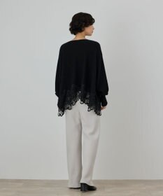 GRACE CONTINENTAL ヘムレースニットトップ