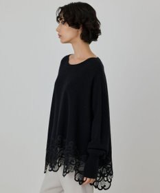GRACE CONTINENTAL ヘムレースニットトップ