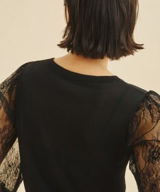レーススリーブニットトップ / GRACE CONTINENTAL | GRACE