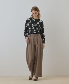 GRACE CONTINENTAL フクレジャガードニットカーディガン