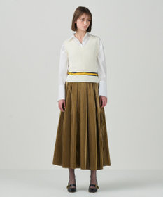 GRACE CONTINENTAL タックロングスカート