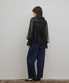 GRACE CONTINENTAL チュールタイブラウス