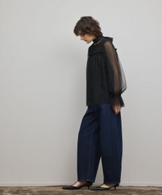 GRACE CONTINENTAL チュールタイブラウス