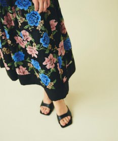 GRACE CONTINENTAL フラワータックスカート メッシュフラワータックスカート / GRACE CONTINENTAL | GRACE