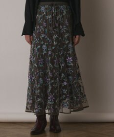 サラサ刺繍チュールスカート / GRACE CONTINENTAL | GRACE