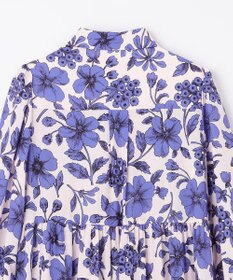 GRACE CONTINENTAL フラワープリントティアードワンピース