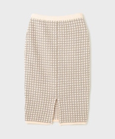 GRACE CONTINENTAL ツイードニットスカート