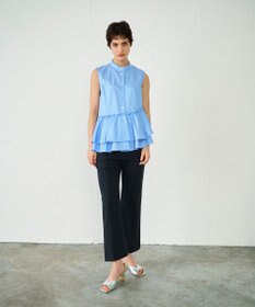 GRACE CONTINENTAL ヘムフリルノースリーブ