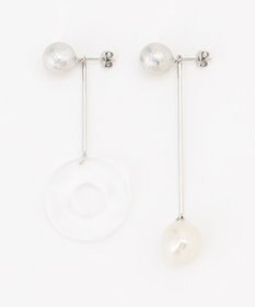 GRACE CONTINENTAL アシメクリアリングピアス
