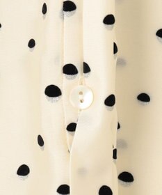 ドットラメフロッキーブラウス / GRACE CONTINENTAL | GRACE ドットラメフロッキーブラウス / GRACE CONTINENTAL | GRACE