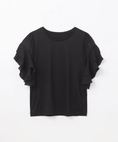 GRACE CONTINENTAL シアーフレアスリーブトップ