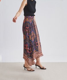 美品✨グレースコンチネンタル　エスニックプリントマキシスカート　36 エスニックプリントフレアスカート / GRACE CONTINENTAL | GRACE