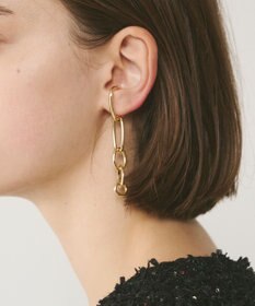 GRACE CONTINENTAL チェーンデザインイヤーカフ