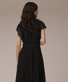 GRACE CONTINENTAL ボウタイプリーツドレス
