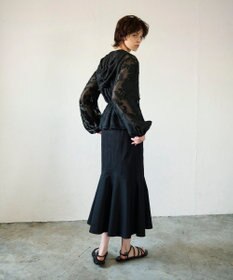 GRACE CONTINENTAL ジャガード刺繍ブルゾン