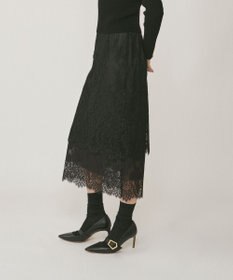 GRACE CONTINENTAL レースレイヤードスカート