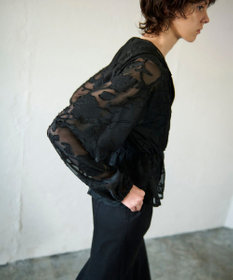 GRACE CONTINENTAL ジャガード刺繍ブルゾン