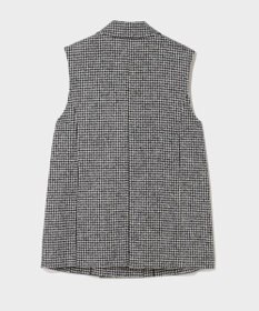 GRACE CONTINENTAL 千鳥ライトウールジレ