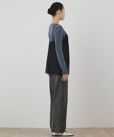 GRACE CONTINENTAL レースサテンキャミソール