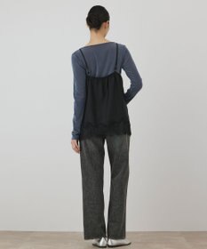 GRACE CONTINENTAL レースサテンキャミソール