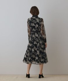 GRACE CONTINENTAL チュールコードレースワンピース