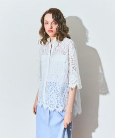 GRACE CONTINENTAL レースコンビシャツ