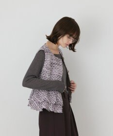 GRACE CONTINENTAL ペプラムツイードジレ