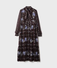 新品 GRACECONTINENTAL フラワープリントティアードワンピース フラワープリントティアードワンピース / GRACE CONTINENTAL