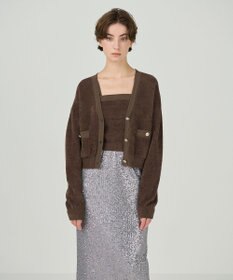 GRACE CONTINENTAL モールニットカーディガン