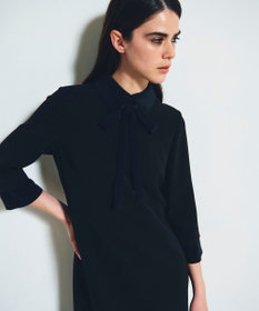 GRACE CONTINENTAL ダブルクロスドレス