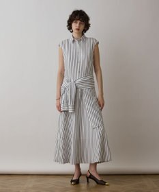 GRACE CONTINENTAL ストライプシャツワンピース
