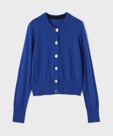 GRACE CONTINENTAL バイカラーウールニットカーディガン
