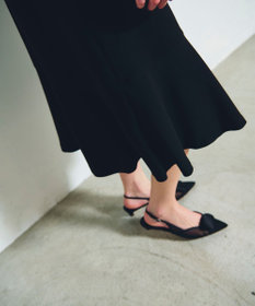 GRACE CONTINENTAL ダブルクロスドレス