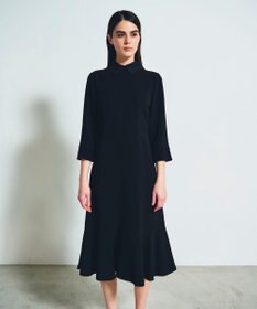 GRACE CONTINENTAL ダブルクロスドレス