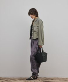 GRACE CONTINENTAL パール釦ピグメントシャツ