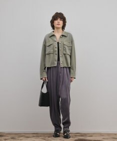 GRACE CONTINENTAL パール釦ピグメントシャツ