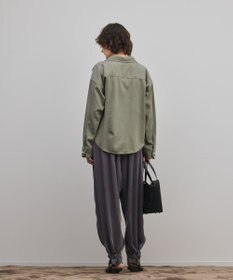 GRACE CONTINENTAL パール釦ピグメントシャツ