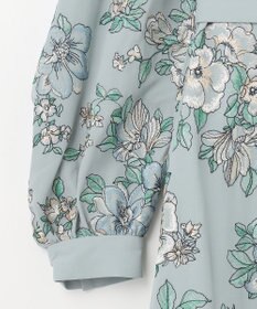 GRACE CONTINENTAL フラワー刺繍ボウタイワンピース