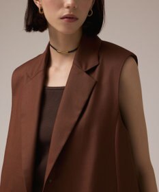 GRACE CONTINENTAL チュールオーバーベスト