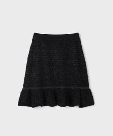 GRACE CONTINENTAL ツイードフレアニットスカート